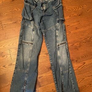 Zara Classic Blue Denim Pants